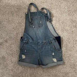Indigo Blue Maternity Overalls